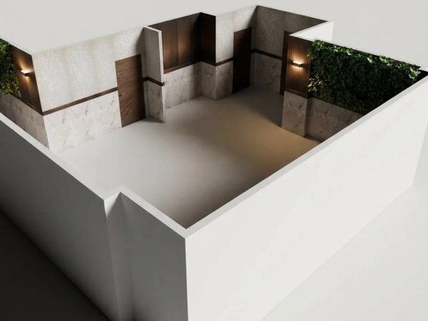 Innenausbau / Raumgestaltung: 3D-Visualisierung: Gesamtansicht